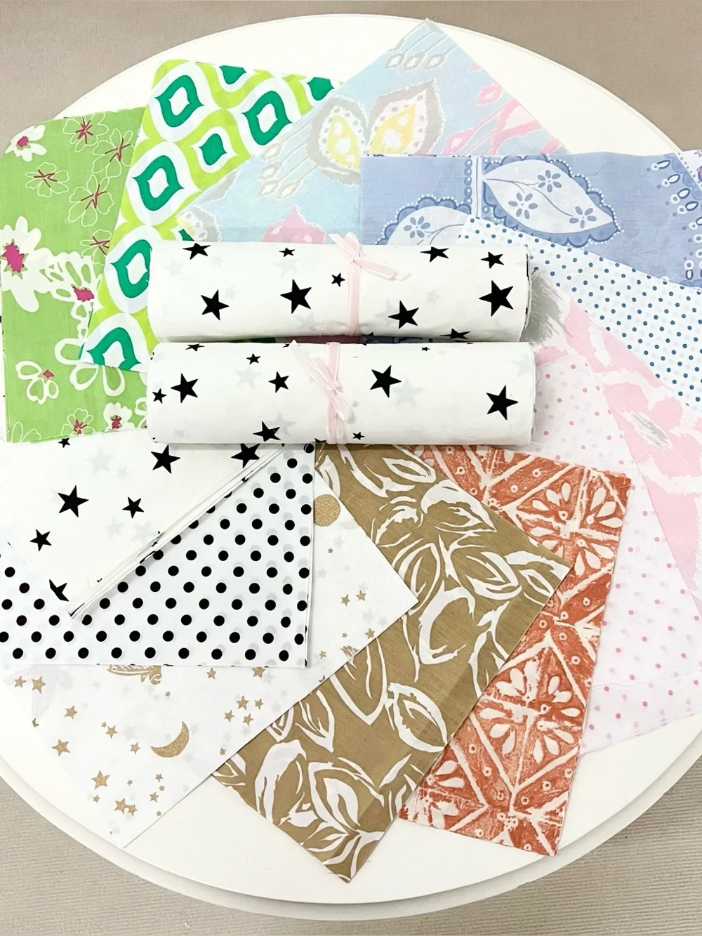 42pcs Stardust Bazaar Precut Quilt Cotton Fabric layer cake 10” squares quilt